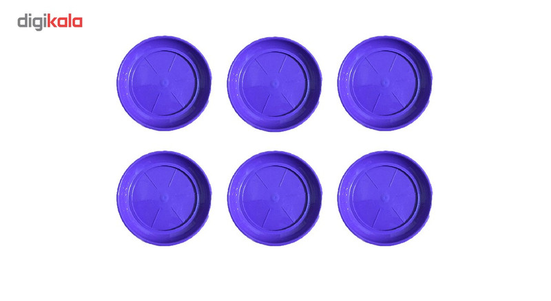 زیر گلدانی گل سنگ مدل 1017 بسته 6 عددی