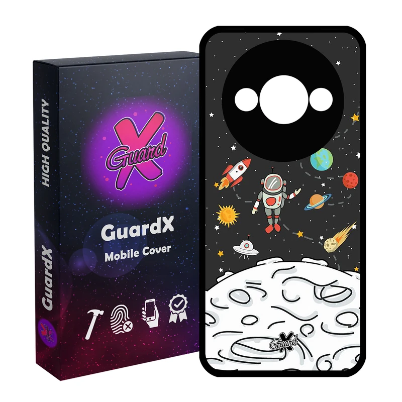 کاور گارد ایکس طرح Galaxy مدل قاب Glass10014 مناسب برای گوشی موبایل شیائومی Redmi A3 4G/ A3X 4G/ Poco C61