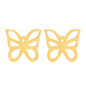گوشواره طلا 18 عیار زنانه الن نار مدل پروانه LN12099133