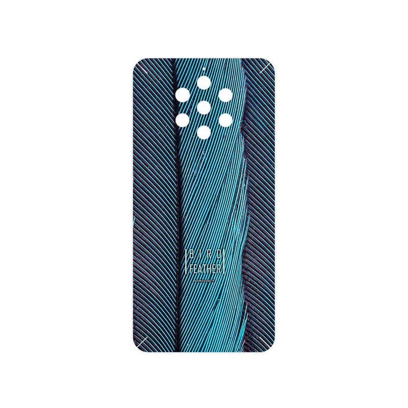 برچسب پوششی ماهوت مدل Turquoise feathers مناسب برای گوشی موبایل نوکیا 9 Pureview