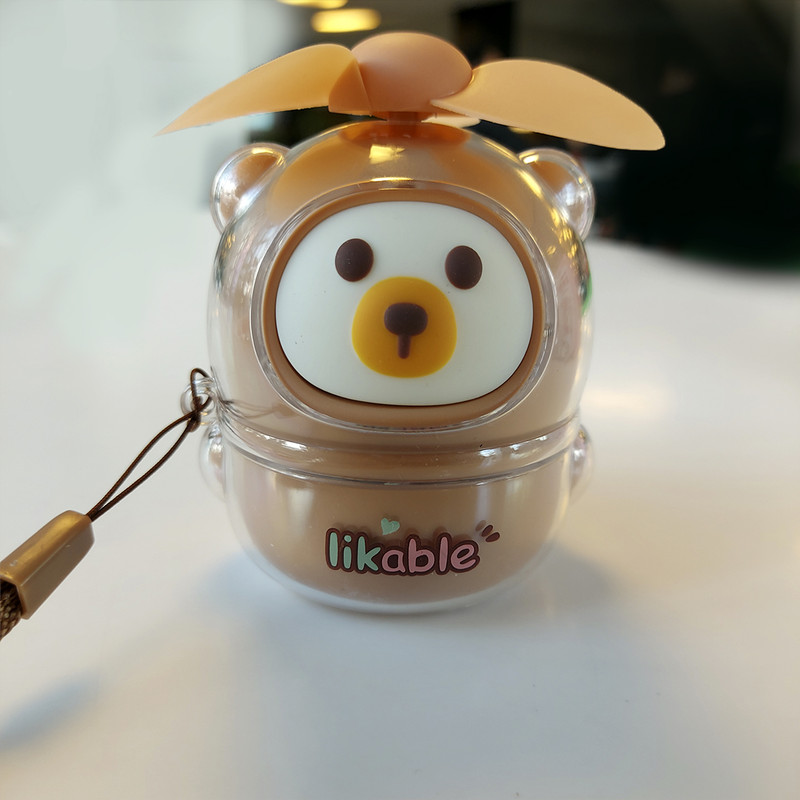 پنکه شارژی طرح عروسکی