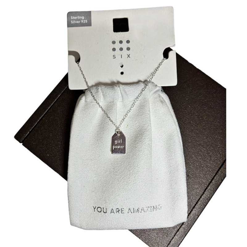 گردنبند نقره زنانه سیکس مدل Girl Power 1593