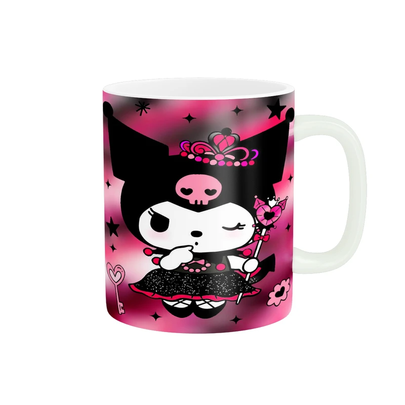 ماگ پاد آفرین مدل کارتونی عروسکی طرح کرومی دخترونه ترند کد p10780