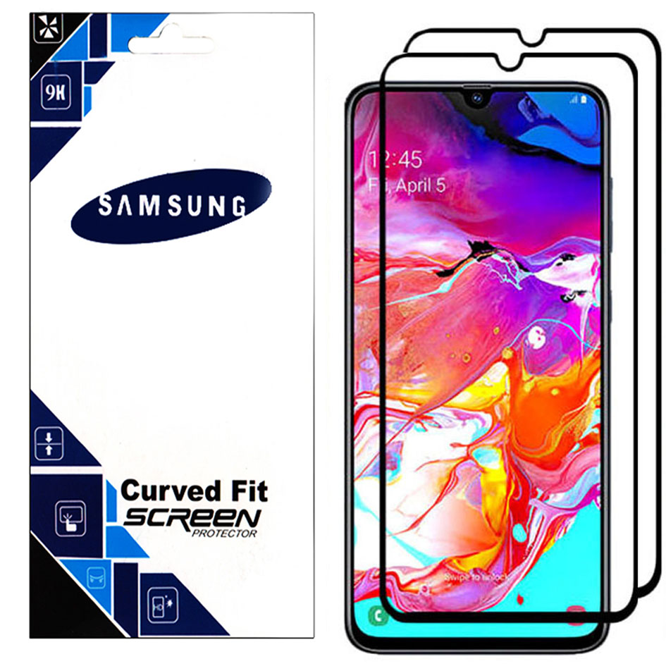 محافظ صفحه نمایش مدل GSF مناسب برای گوشی موبایل سامسونگ Galaxy A70s بسته 2عددی
