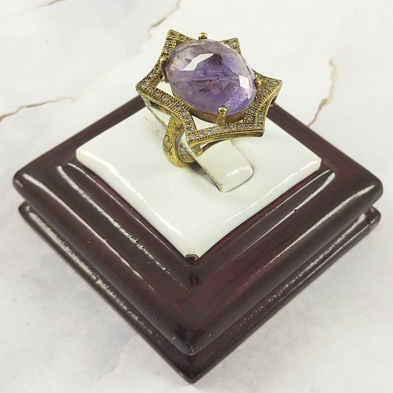 انگشتر نقره زنانه سلین کالا مدل آماتیس کد 52 انگشتر نقره زنانه سلین کالا مدل آماتیس کد 52