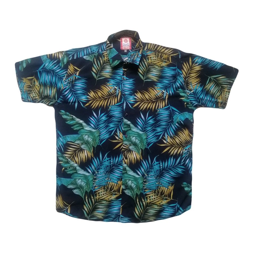 نکته خرید - قیمت روز پیراهن آستین کوتاه مردانه سرز طرح هاوایی مدل سهیل خرید