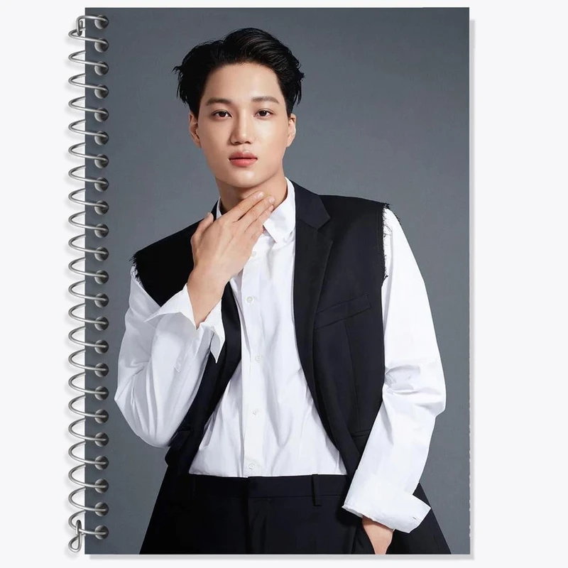 دفتر زبان 50 برگ خندالو مدل سه خط طرح کای گروه اکسو EXO کد 13400