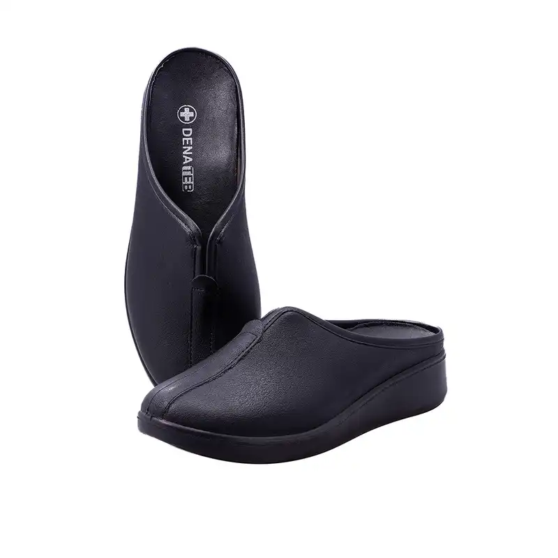 صندل زنانه مدل جلوبسته کد 321 رنگ مشکی