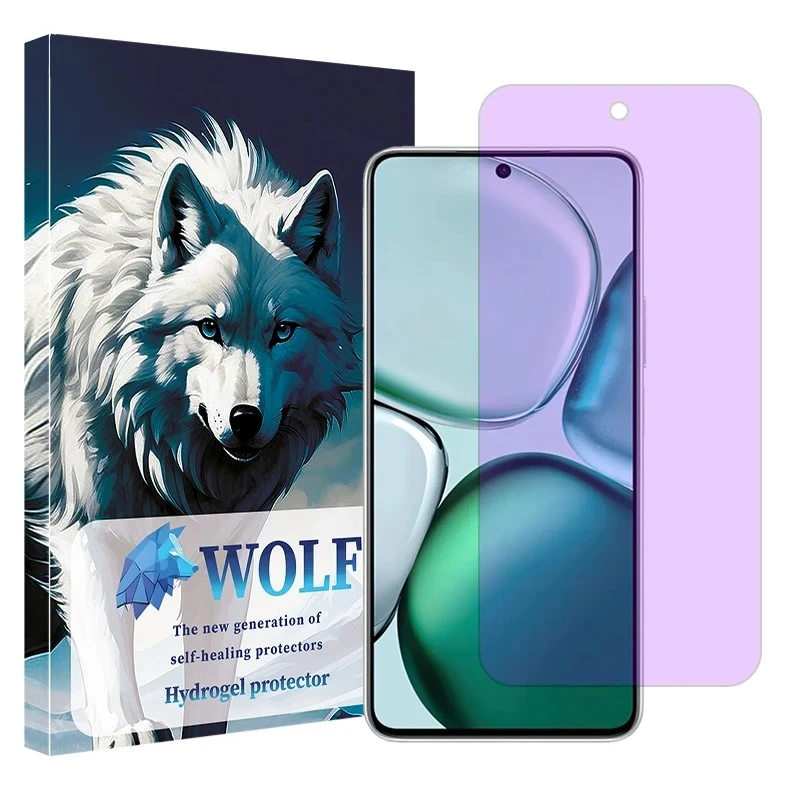 محافظ صفحه نمایش آنتی پرپل ولف مدل هیدروژلی مناسب برای گوشی موبایل آنر X9c Smart