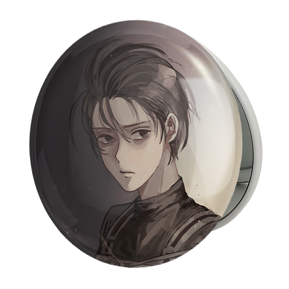 آینه جیبی خندالو طرح میکاسا انیمه اتک آن تایتان Attack on Titan مدل تاشو کد 18605