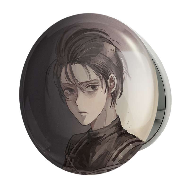 آینه جیبی خندالو طرح میکاسا انیمه اتک آن تایتان Attack on Titan مدل تاشو کد 18605
