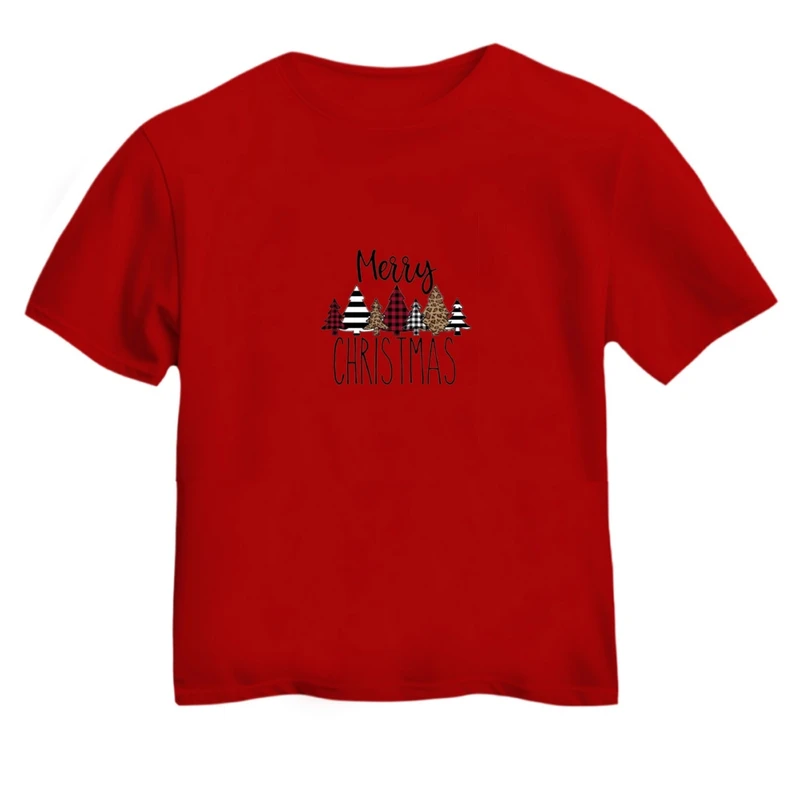 تی شرت آستین کوتاه بچگانه مدل نوشته کریسمس کد 15