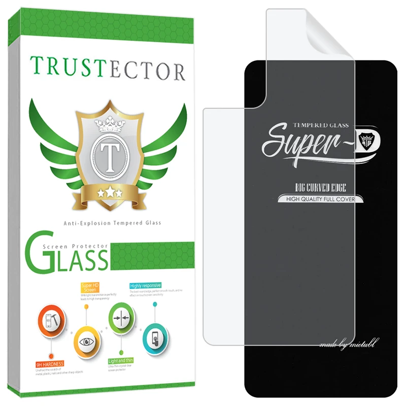 محافظ صفحه نمایش تراستکتور مدل SUNT مناسب برای گوشی موبایل سامسونگ Galaxy A73 5G به همراه محافظ پشت گوشی