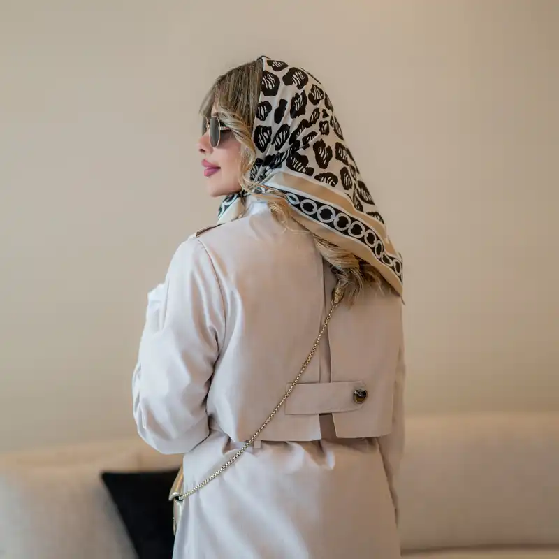 روسری زنانه مدل لئوپارد
