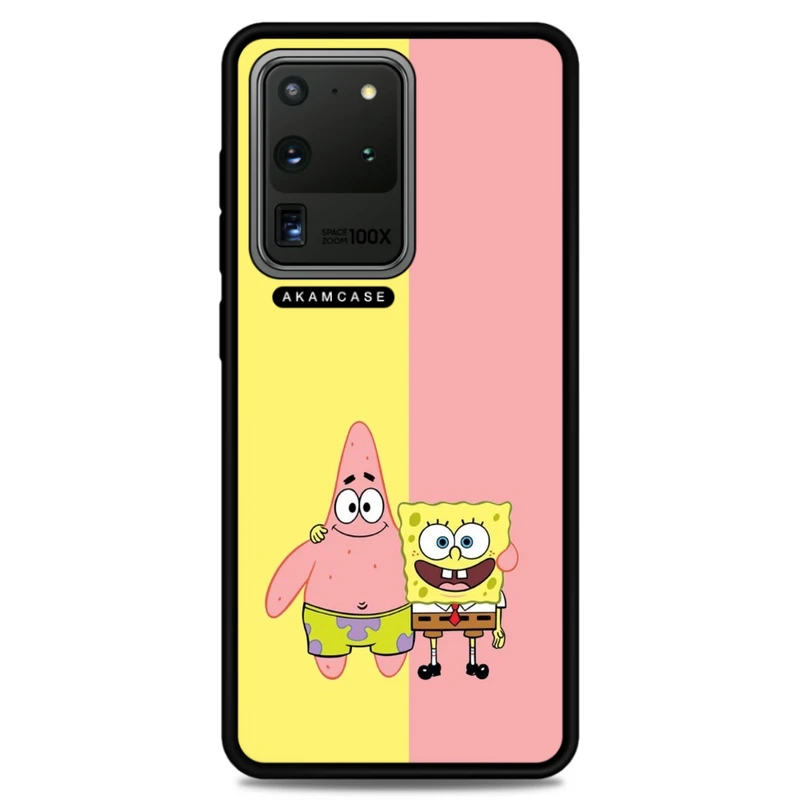 کاور آکام مدل AMC-WSGS20U-SPONGE BOB6 مناسب برای گوشی موبایل سامسونگ Galaxy S20 Ultra