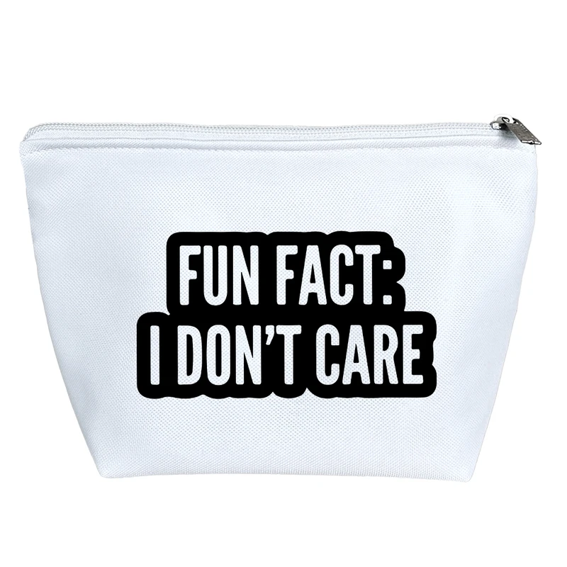 کیف لوازم آرایش دخترانه خندالو مدل متن نوشته کد 7888