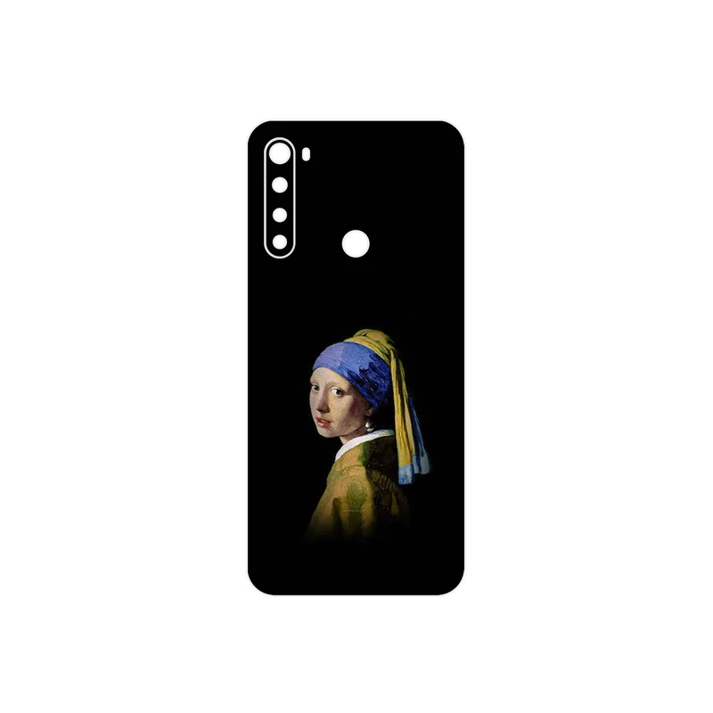 برچسب پوششی ماهوت مدل Girl with a Pearl Earring of Vermeer مناسب برای گوشی موبایل شیائومی Redmi Note 8T