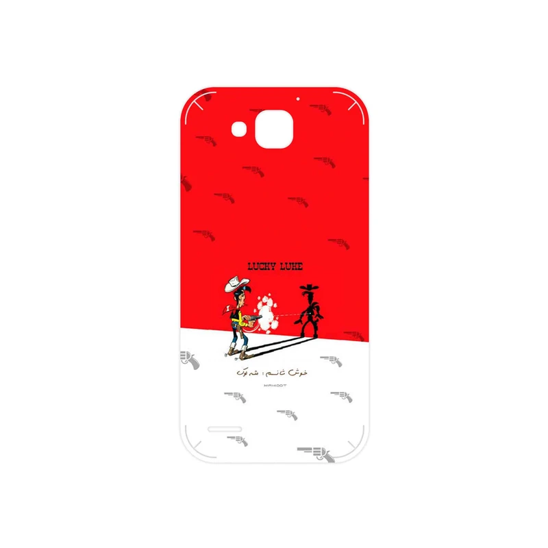 برچسب پوششی ماهوت مدل Lucky Luke مناسب برای گوشی موبایل هوآوی Ascend G750