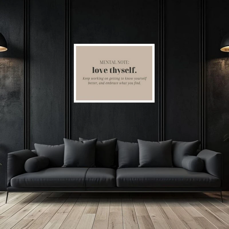 تابلو بکلیت طرح دکوری جمله و متن انگلیسی   مدل W-bu5437