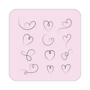 زیر لیوانی کاکتی طرح عاشقانه مدل mp40952