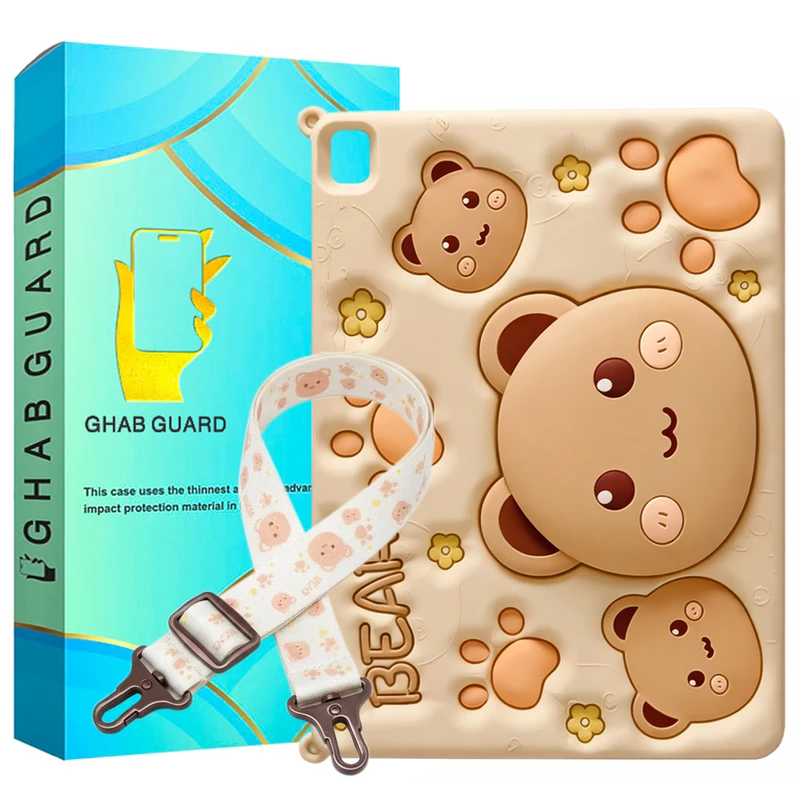 کاور قاب گارد مدل TABRG مناسب برای تبلت سامسونگ Galaxy Tab A7 Lite به همراه بند آویز