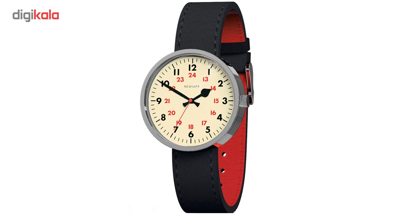 ساعت مچی عقربه ای نیوگیت مدل The Drummer Vintage Steel Case Black Strap