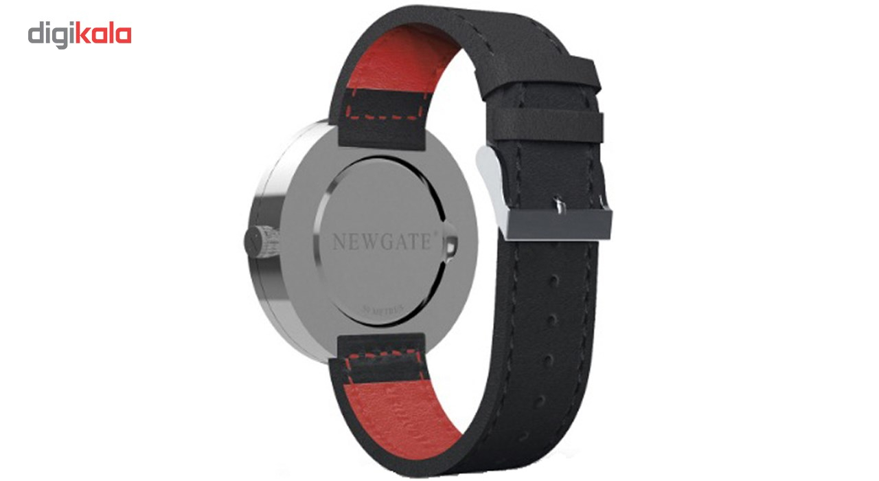 ساعت مچی عقربه ای نیوگیت مدل The Drummer Vintage Steel Case Black Strap