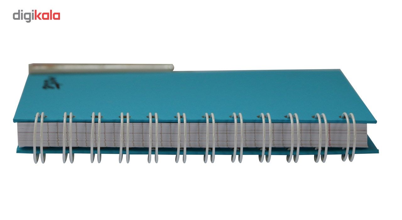 دفتر یادداشت 200 برگ اتوددار آبی ارشک کد Ar00103A main 1 3