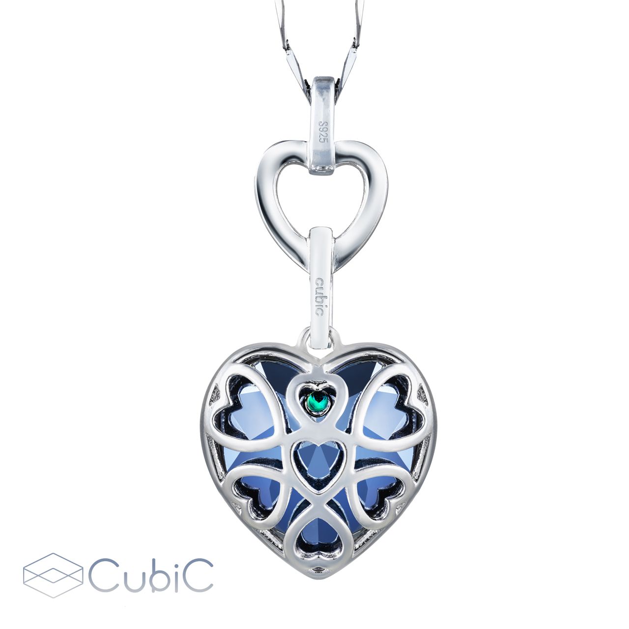 گردنبند نقره زنانه کوبیک کد QP-1410 - - 6