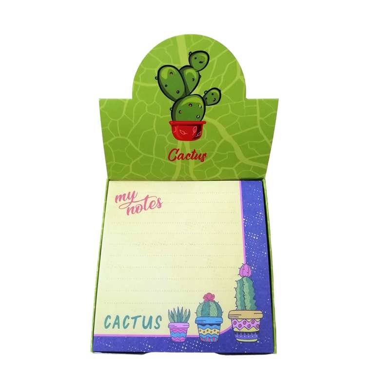 کاغذ یادداشت طرح کاکتوس کد 019 بسته 400 عددی