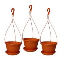 گلدان آویز شهرآذین مدل 5020 مجموعه سه عددی