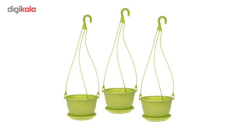گلدان آویز شهرآذین مدل 5020 مجموعه سه عددی