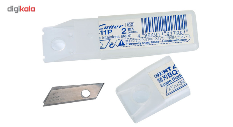 تیغ کاتر ان تی مدل BQ.11P بسته 2 عددی تیغ کاتر ان تی مدل BQ.11P بسته 2 عددی