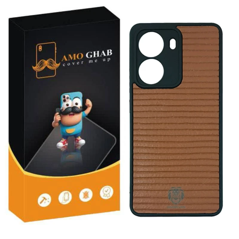 کاور عمو قاب طرح چرم مناسب برای گوشی موبایل شیائومی Poco X7 Pro