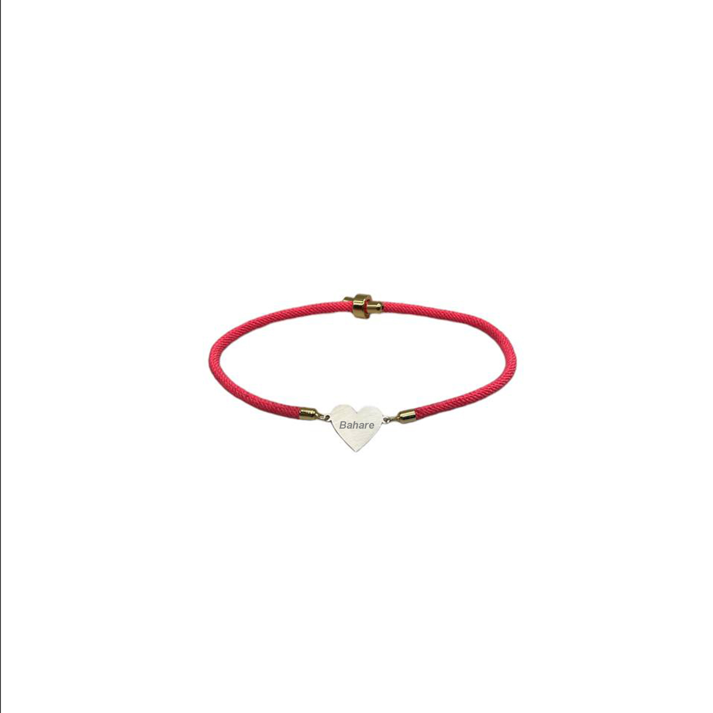 دستبند نقره مدل قلب طرح اسم بهاره دستبند نقره مدل قلب طرح اسم بهاره