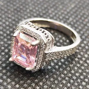 انگشتر نقره زنانه مدل سنگ کوارتز کد P200