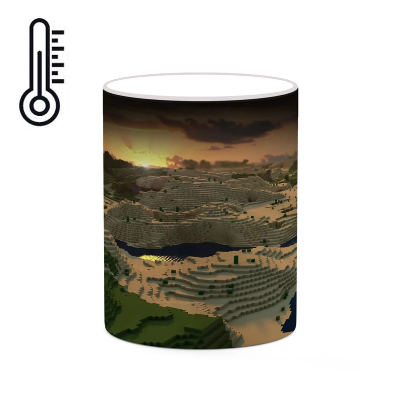 ماگ حرارتی کاکتی طرح ماینکرافت minecraft مدل mgh41214