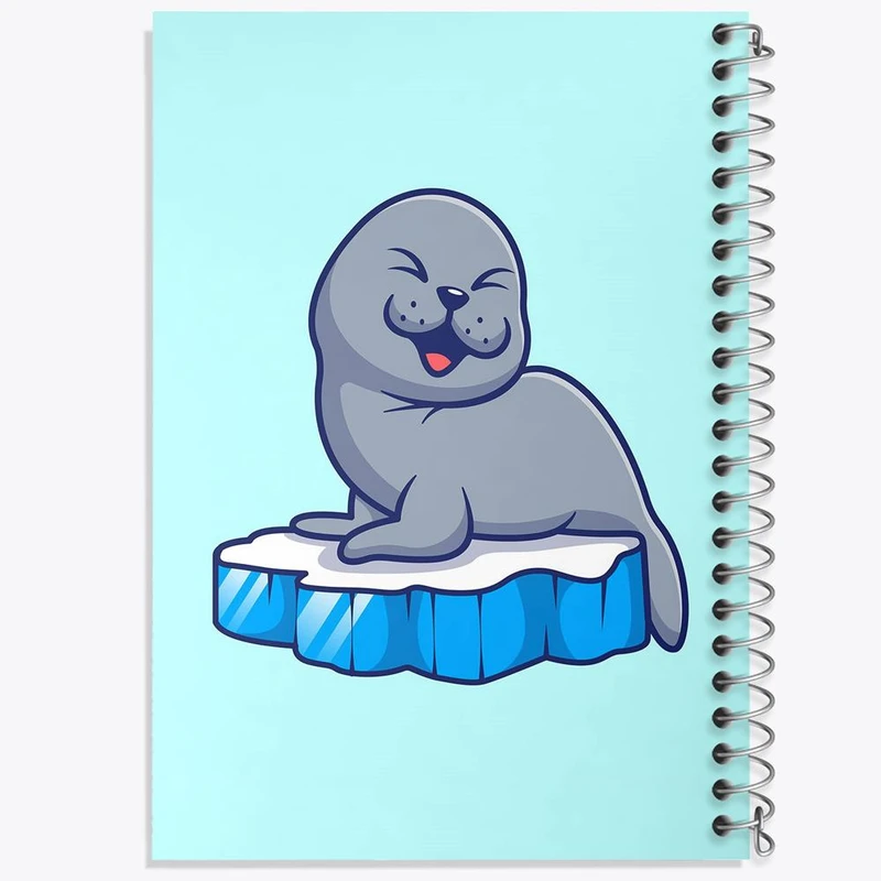 دفتر مشق 50 برگ خندالو مدل حیوانات بامزه فک کد 29724