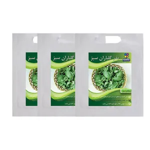 مجموعه بذر  ریحان سبز گلباران سبز بسته 3 عددی