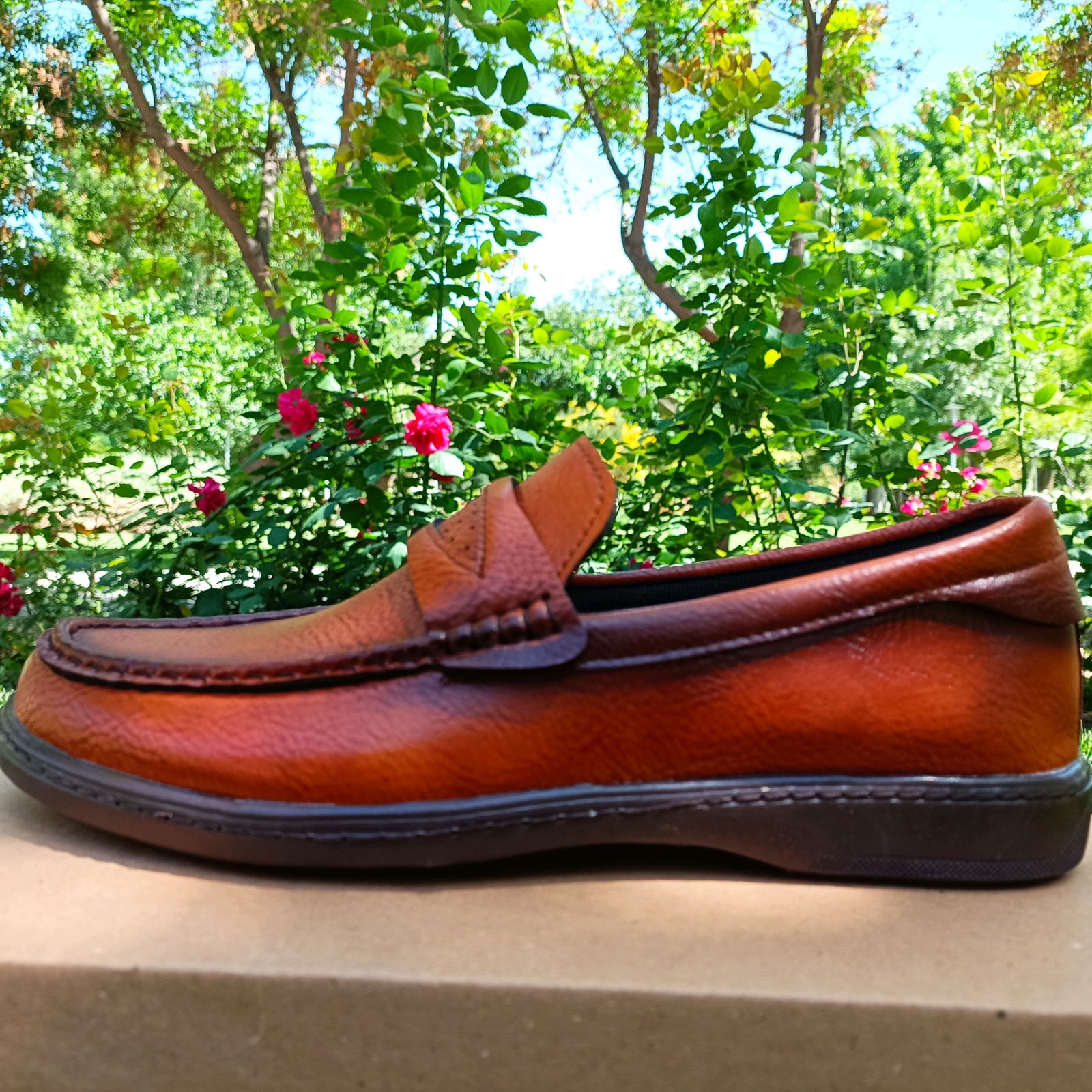 کفش کالج مردانه مدل آرتین کد T.a.j رنگ عسلی - - 6