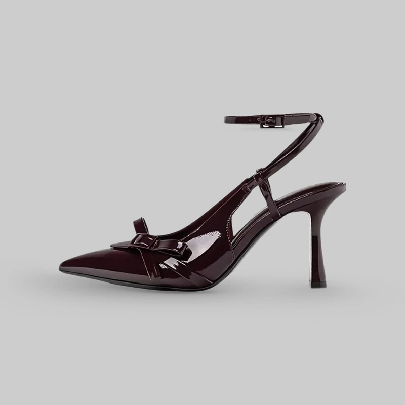 کفش زنانه استرادیواریوس مدل HIGH-HEEL WITH BOW 2025