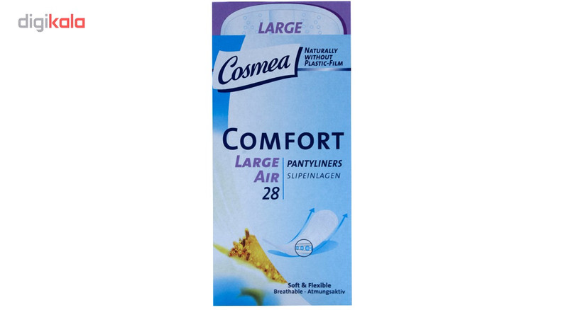 پد بهداشتی روزانه کاسمیا مدل Comfort بسته 28 عددی