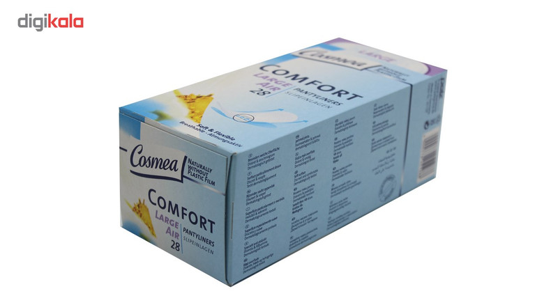 پد بهداشتی روزانه کاسمیا مدل Comfort بسته 28 عددی