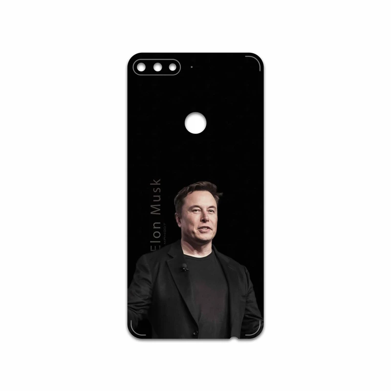 برچسب پوششی ماهوت مدل Elon Musk مناسب برای گوشی موبایل هوآوی Y7 Prime 2018