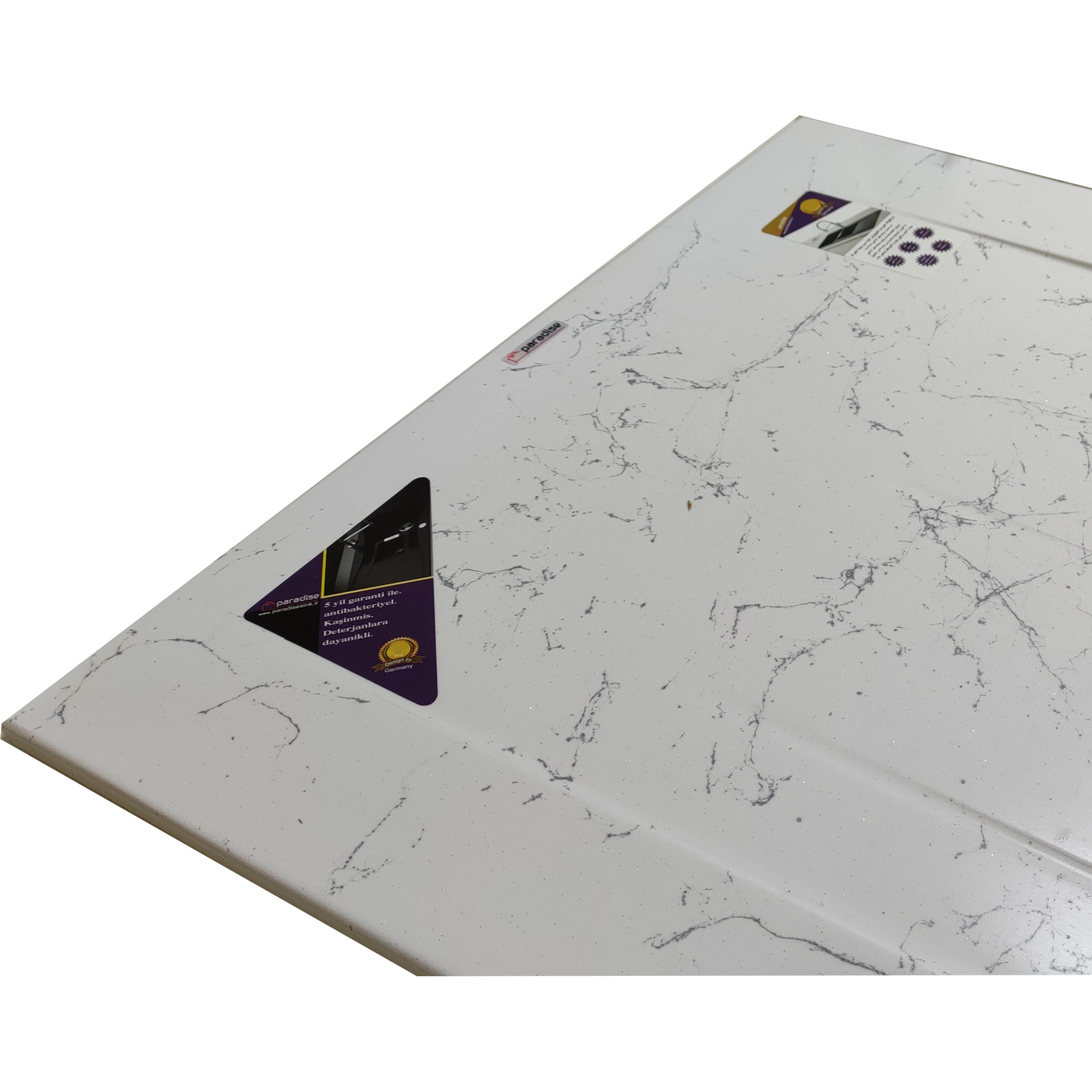 سینک ظرفشویی پارادایز مدل TURKEY213-WS توکار