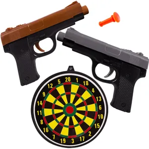 تفنگ اسباب بازی مدل Air Gun بسته دو عددی به همراه سیبل و تیر