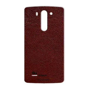 MAHOOT Natural Leather Cover Sticker for LG G3 Beat