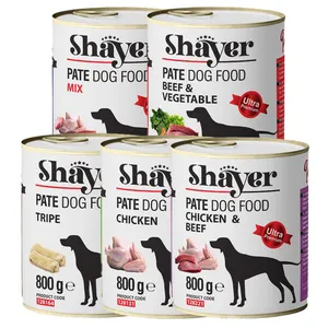 کنسرو غذای سگ شایر مدل 5 وزن 800 گرم مجموعه 5 عددی