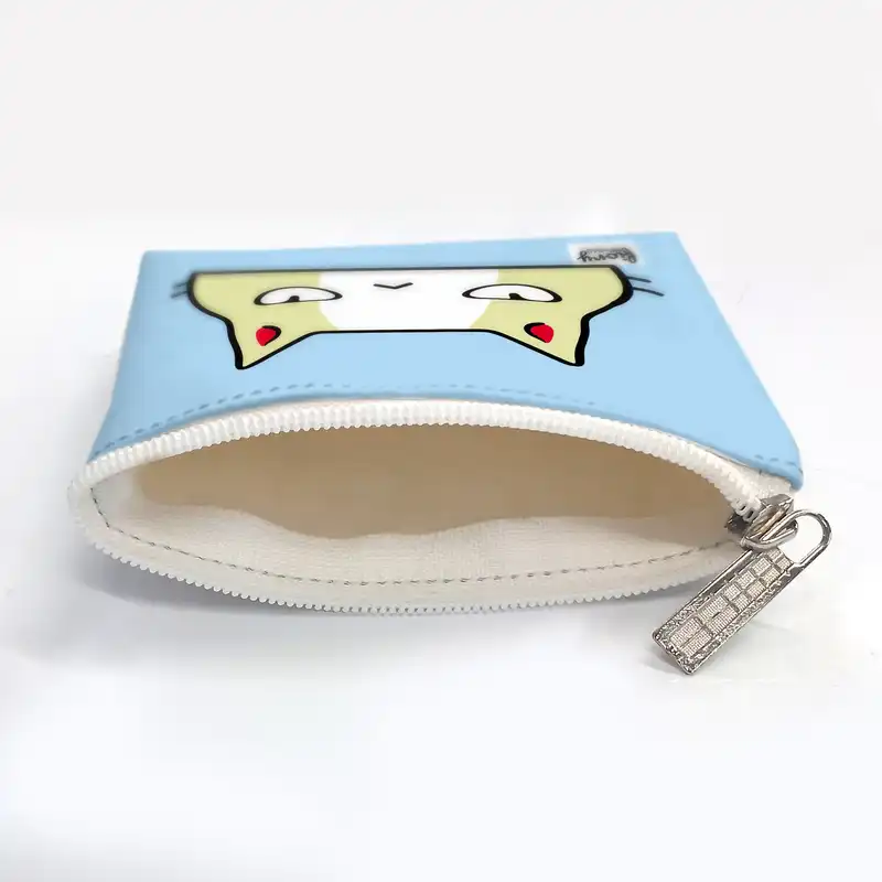 کیف پول فیوری مدل گربه طرح اخمو کد fiory 2289