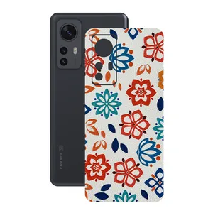 Remax cover sticker Leth model flower design suitable for Xiaomi 12X mobile phone